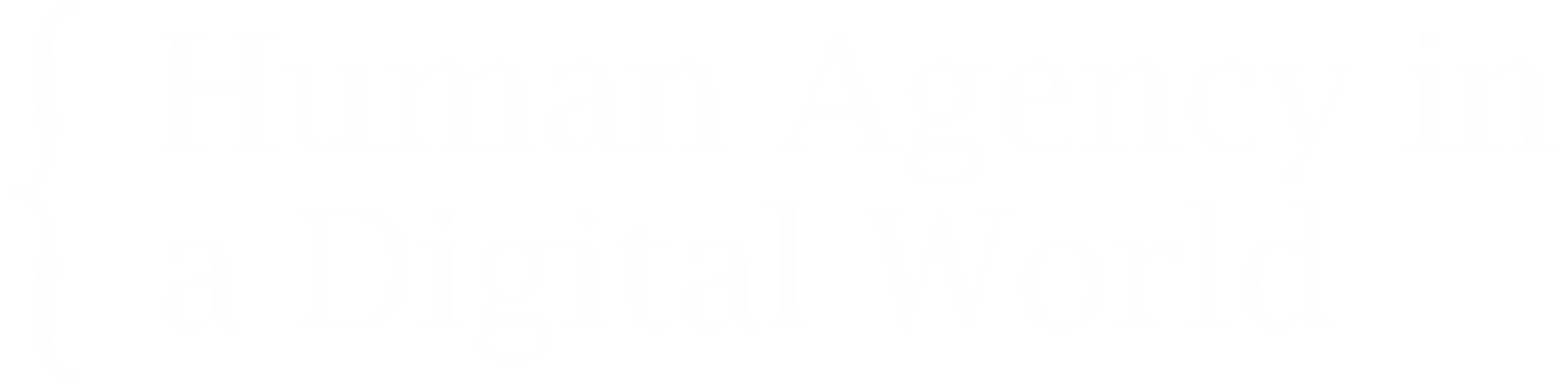 Human Agency in a Digital World footer logo